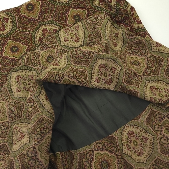 Loft Wool Layered Flutter Bottom Skirt Sz 8 - Picture 5 of 8